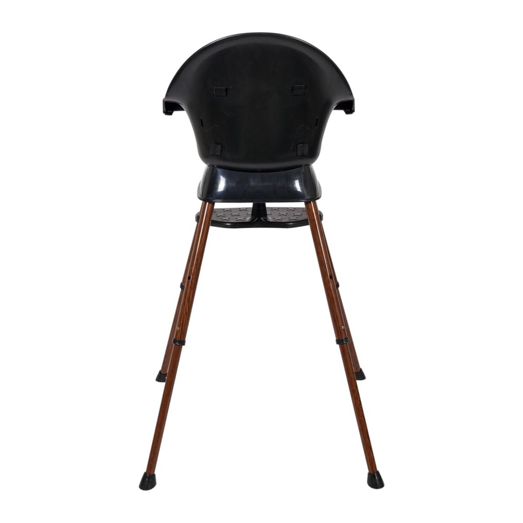 Quax - Chaise Bébé Evolutive Ultimo 3 Luxe - Noir-Châtaignier