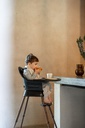 Quax - Chaise Bébé Evolutive Ultimo 3 Luxe - Noir-Châtaignier