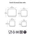 A Little Lovely Company - Bento lunch box - Dinos
