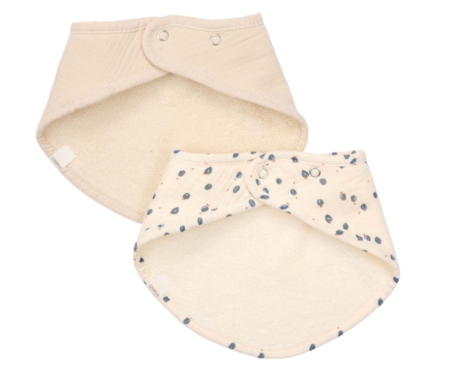 Koeka - Bandana bavoir pack de 2 - Lugo - Off White