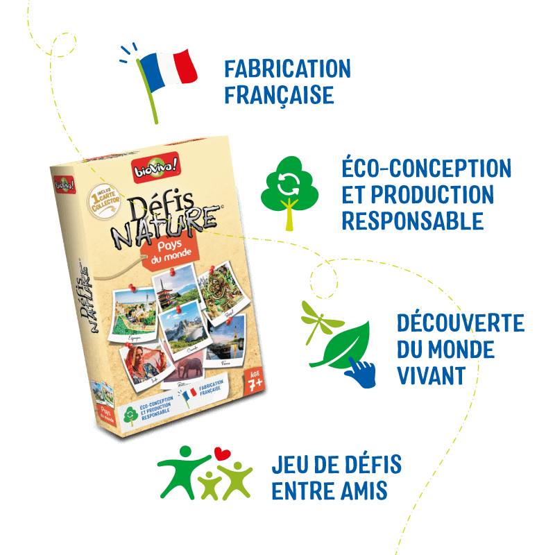 Bioviva! - Défis Nature - Pays du Monde - 7 ans et +