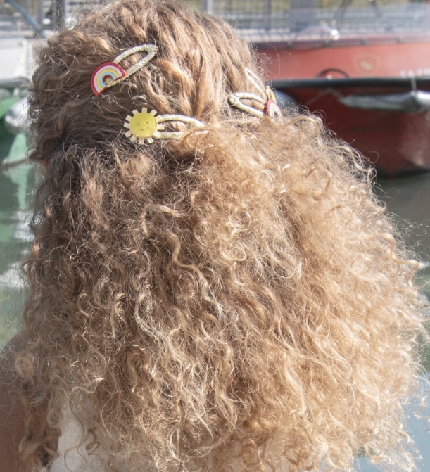 Rockahula - Lot de 2 pinces à cheveux - Vintage Rainbow