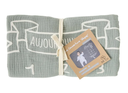 BB&amp;Co - Couverture étapes bébé - Vert de gris/Ecru