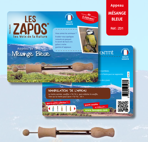 Les Zapos - Appeau Mésange Bleue