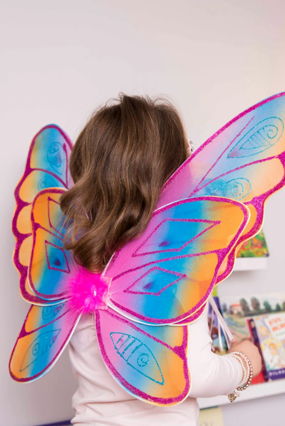 Great Pretenders - Ailes de papillon paillettes arc-en-ciel
