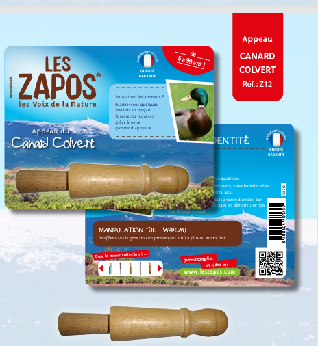 Les Zapos - Appeau Canard Colvert