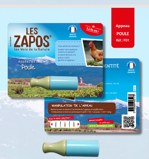 Les Zapos - Appeau Poule
