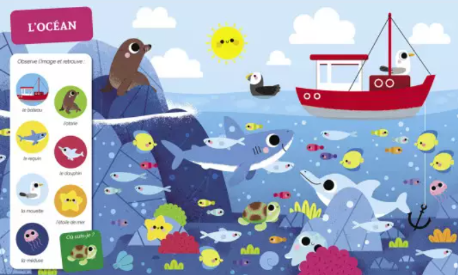 Auzou - Cherche et trouve des tout-petits - Tous à l'eau !