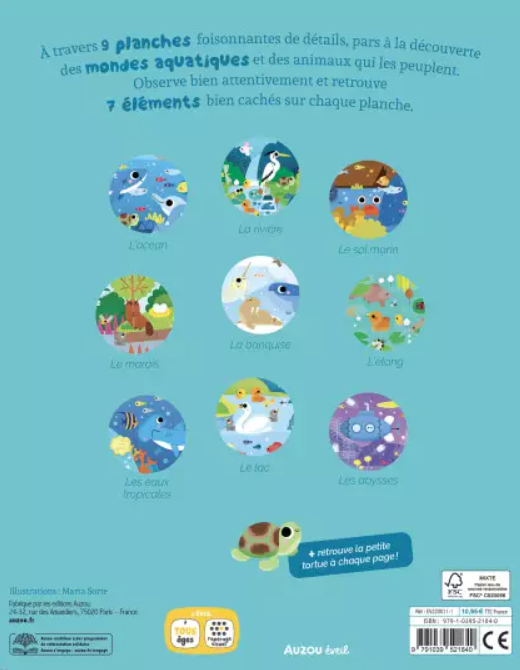 Auzou - Cherche et trouve des tout-petits - Tous à l'eau !