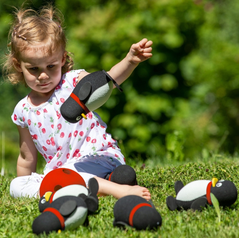 Schildkröt - Jeu de bowling en peluches pingouins
