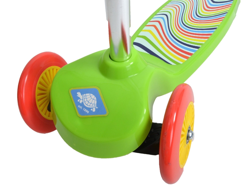 Schildkröt - Trottinette verte et orange - Little 1