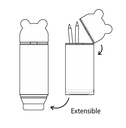 Back2Fun - Trousse silicone Little Pets - Panda