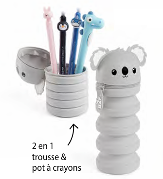 Back2Fun - Trousse silicone Growing Pets - Koala