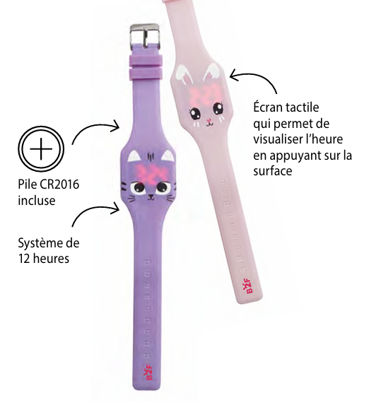 Back2Fun - Montre digitale Friends - Chat