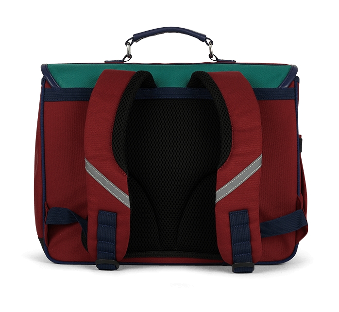 Caramel &amp; Cie - Cartable moyen - Mascotte Vert