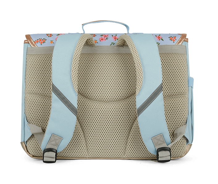 Caramel &amp; Cie - Cartable moyen - Liberty Bleu
