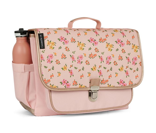 Caramel &amp; Cie - Cartable moyen - Liberty Rose