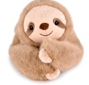 Podcoll - Peluche paresseux marron lesté - 40 cm