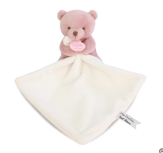 Doudou et Compagnie - Doudou mouchoir- Mon petit ourson - 10 cm