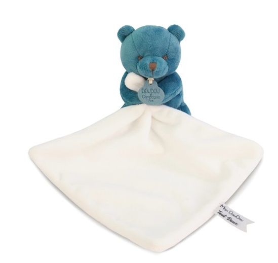 Doudou et Compagnie - Doudou mouchoir- Mon petit ourson - 10 cm