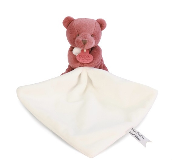 Doudou et Compagnie - Doudou mouchoir- Mon petit ourson - 10 cm