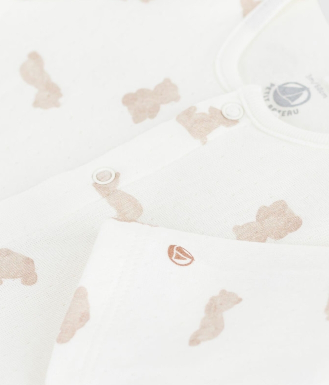 Petit Bateau - Pyjama bébé en tubique imprimé