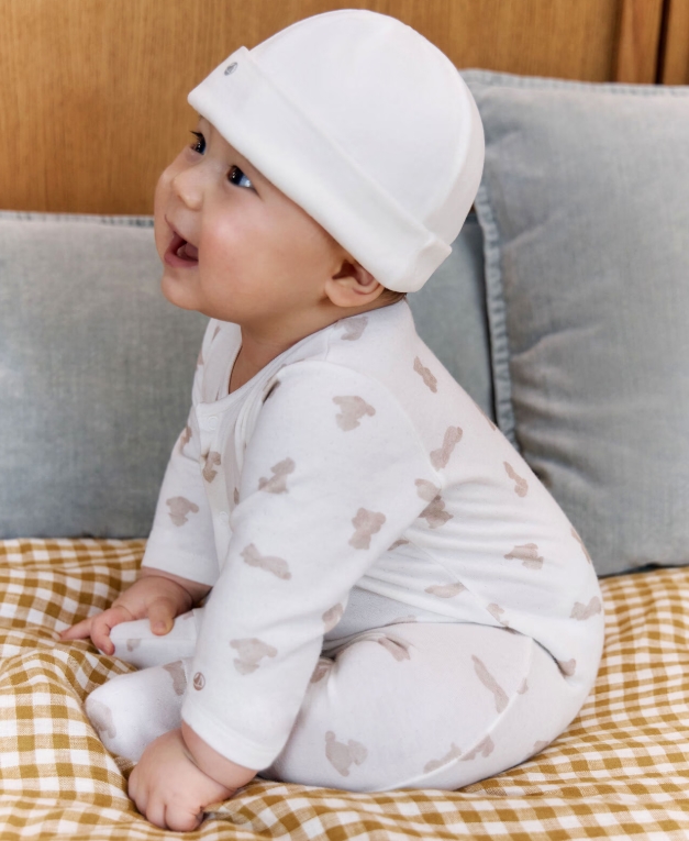 Petit Bateau - Pyjama bébé en tubique imprimé