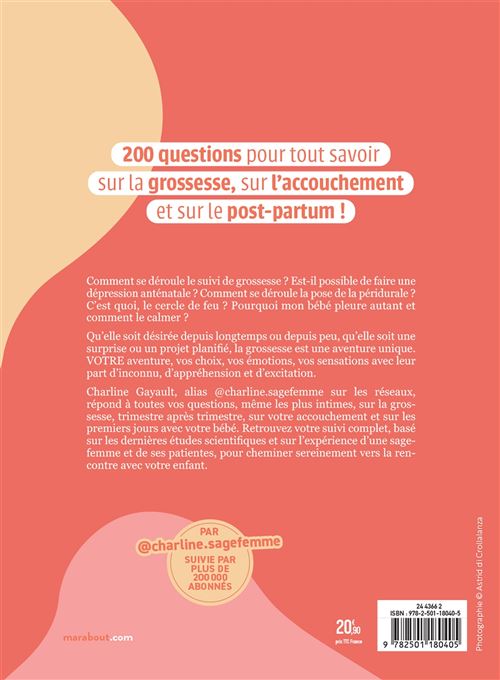 Livre - Le grand guide de ma grossesse sereine - Charline Gayault