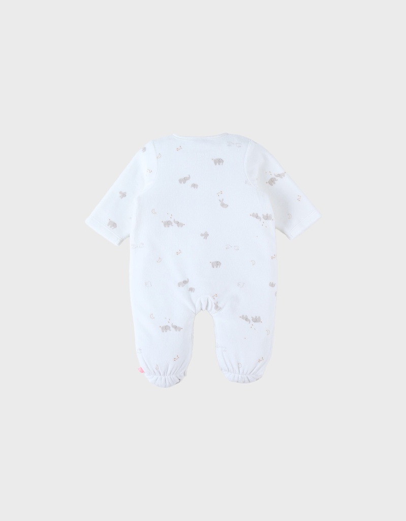 Noukie's - Pyjama, Velours - Bali et Moka (3 mois)