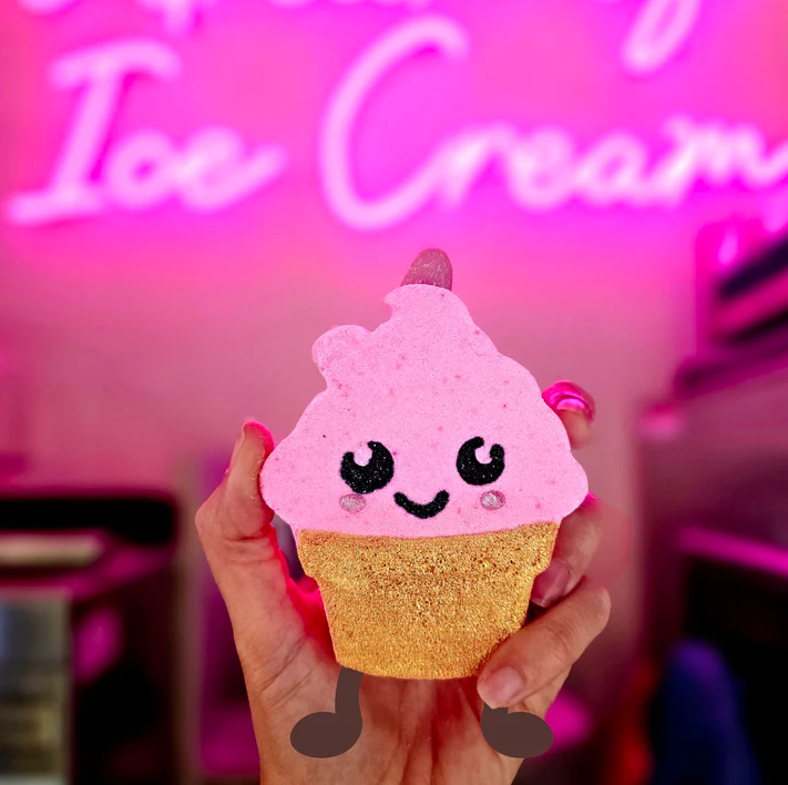 Get Fresh Cosmetics - Bombe de bain - Fizzy Rascal - Isla the Ice cream