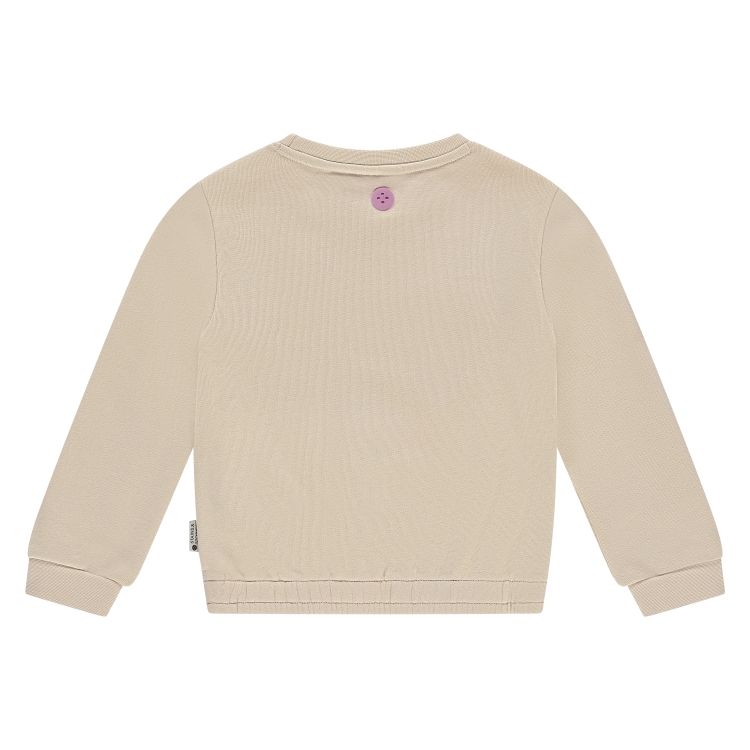 STAINS &amp; STORIES - Sweatshirt beige à motifs - Fille