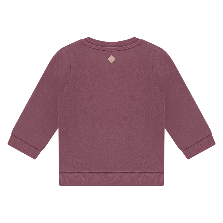 BABYFACE - Pull mauve avec motifs fleurs - Fille