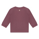 BABYFACE - Pull mauve avec motifs fleurs - Fille