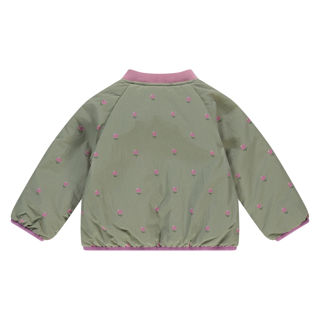 BABYFACE - Veste Mauve/Kaki réversible - Fille