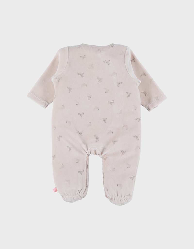 Noukie's - Pyjama dinosaure en velours - Blanc