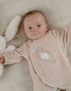 Noukie's - Pyjama jungle en velours - Beige
