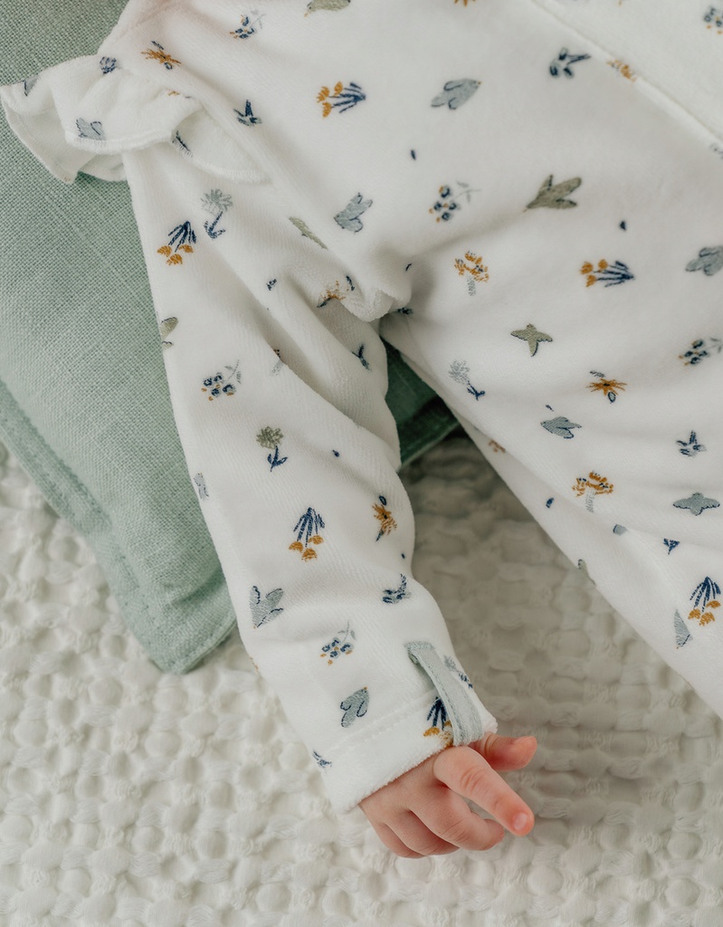 Noukie's - Pyjama jungle en velours - Beige