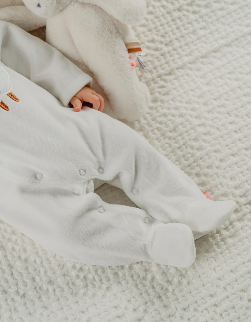 Noukie's - Pyjama jungle en velours - Beige