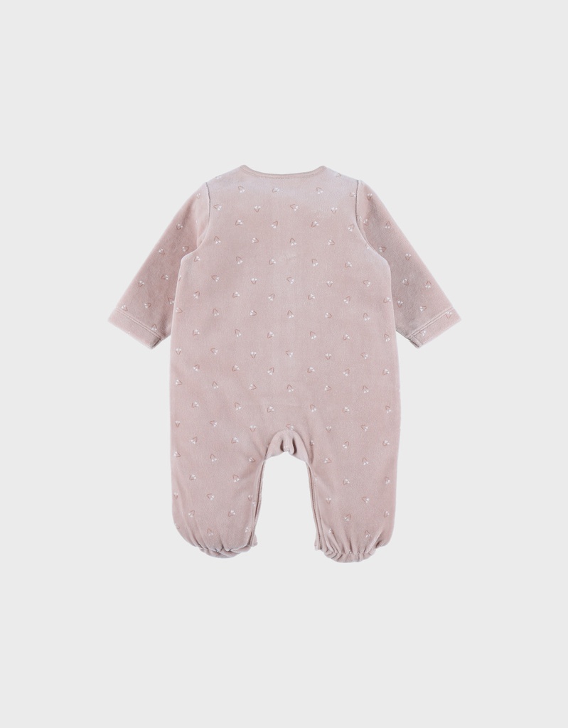 Noukie's - Pyjama dinosaure en velours - Blanc