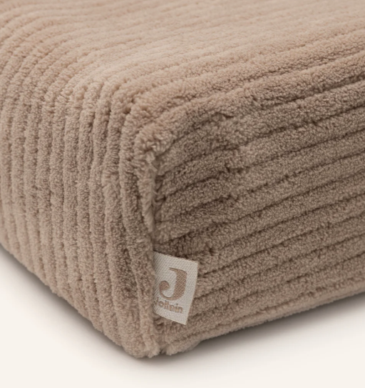 Jollein - Housse Matelas à Langer - Cloudy Rib - Milky Coffee