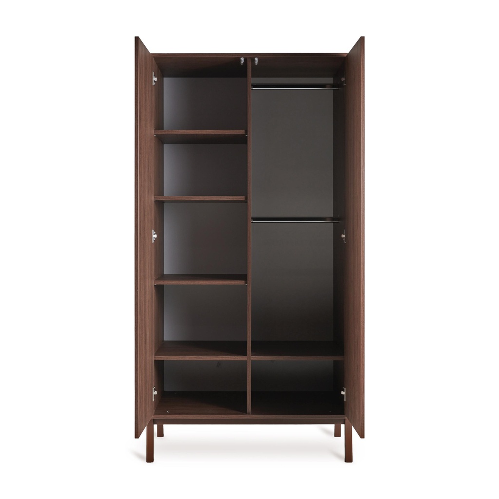Quax - Armoire 2 Portes Ashi - Châtaignier