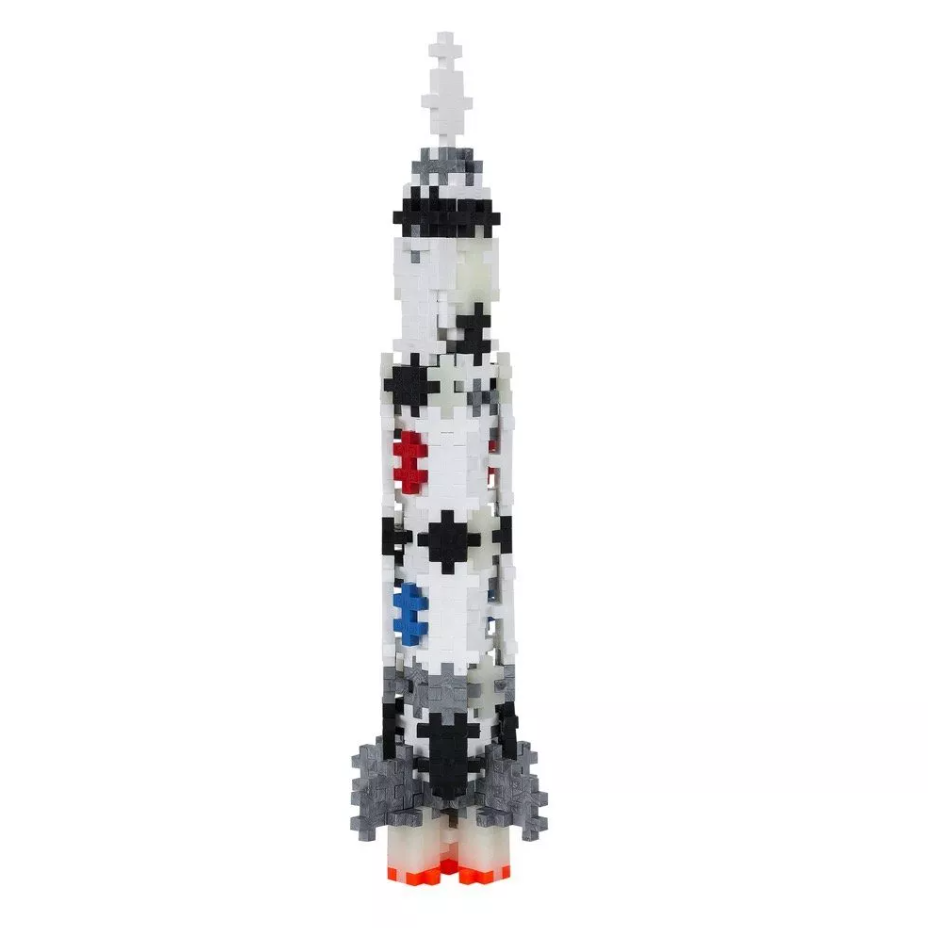 PLUS PLUS - Méga tube Fusée Saturne V - 240 pcs