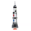 PLUS PLUS - Méga tube Fusée Saturne V - 240 pcs