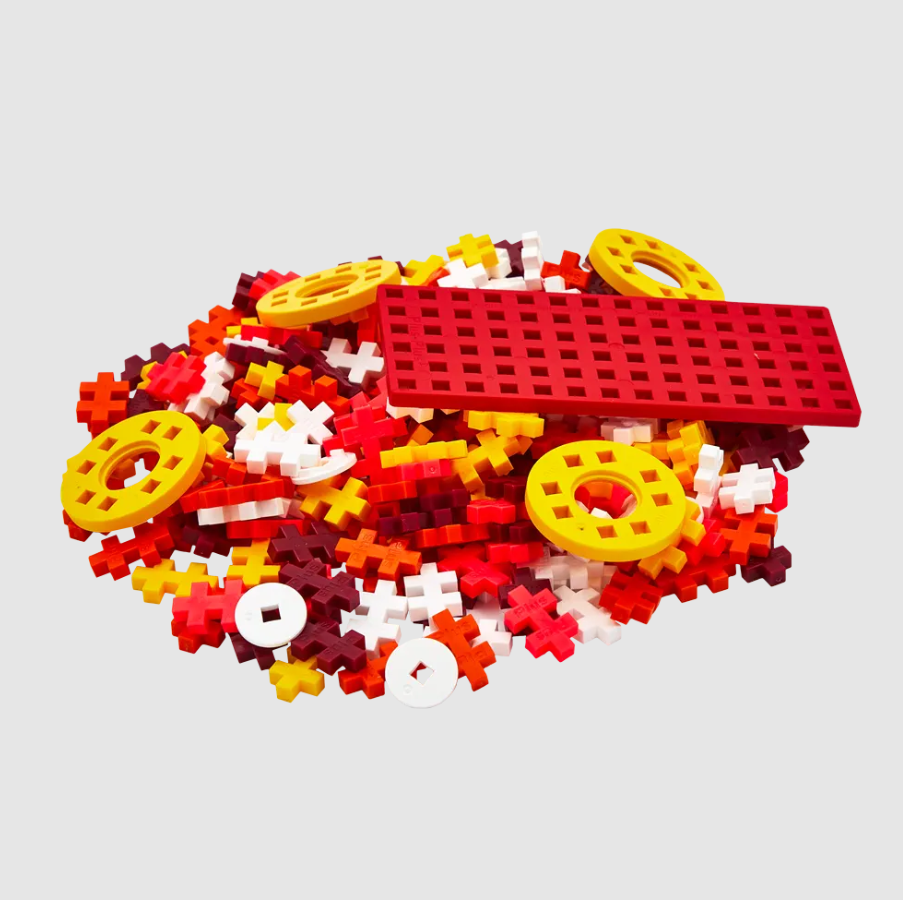 PLUS PLUS - GO! - Tube Voiture Feu - 200 pcs