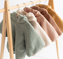 Bemini - Poncho de Voyage 9-36m Kaki Teddy + Pady Jersey