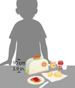 Janod - Grille Pain et accessoires Mamie Soleil