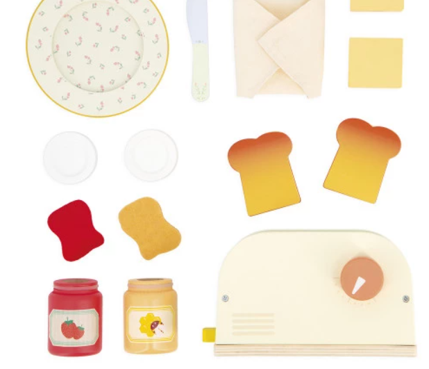 Janod - Grille Pain et accessoires Mamie Soleil