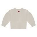 STAINS &amp; STORIES - Sweatshirt beige à motifs - Fille