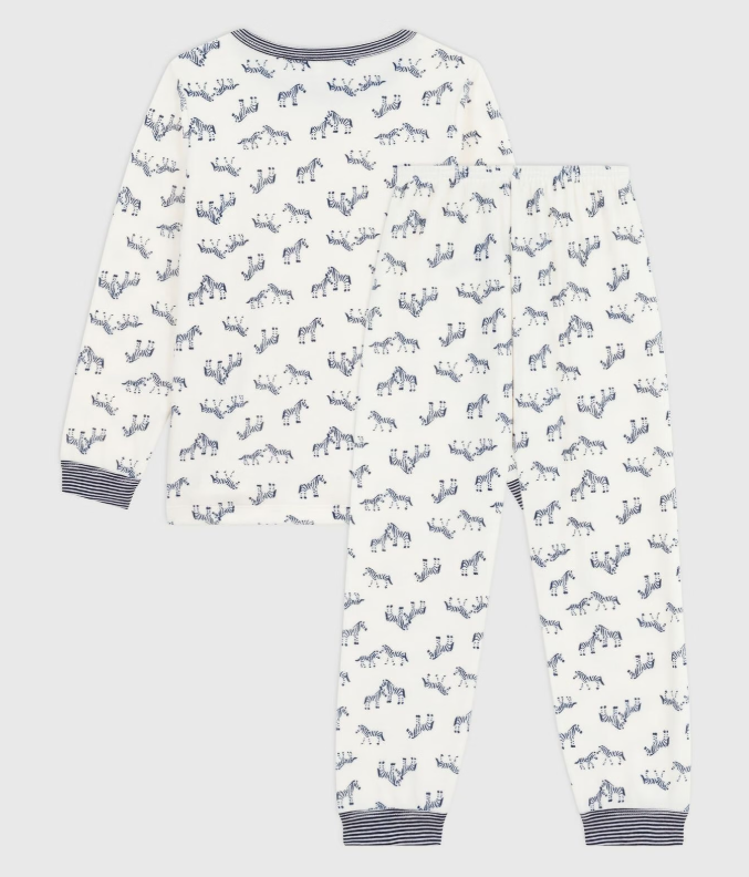 Petit Bateau - Pyjama 2 pièces - Zèbres