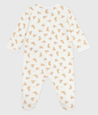 Petit Bateau - Pyjama bébé en velours imprimé tigres